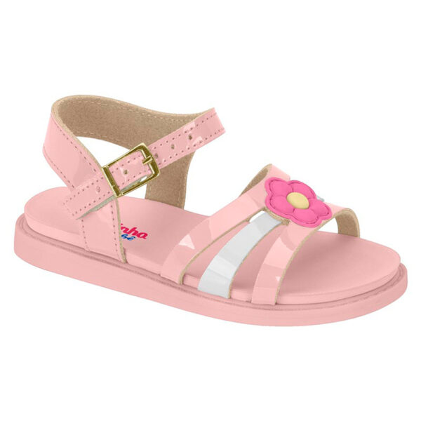 Zapatilla Molekinha bebé 2714-227 rosa-blanco