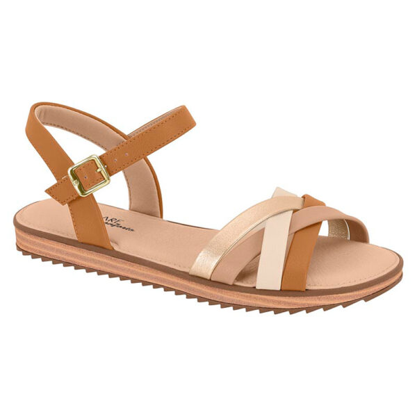 Sandalia Modare 7141-146 dorado-crema-nude-camel