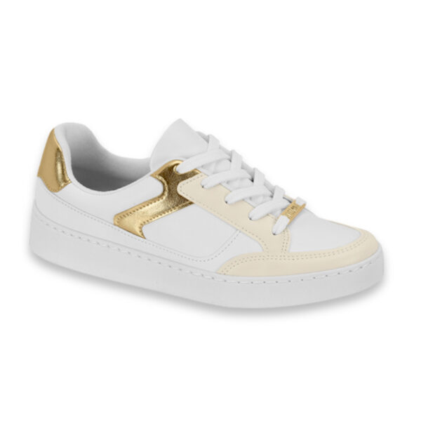 Zapato Vizzano 1214-1060 blanco-dorado