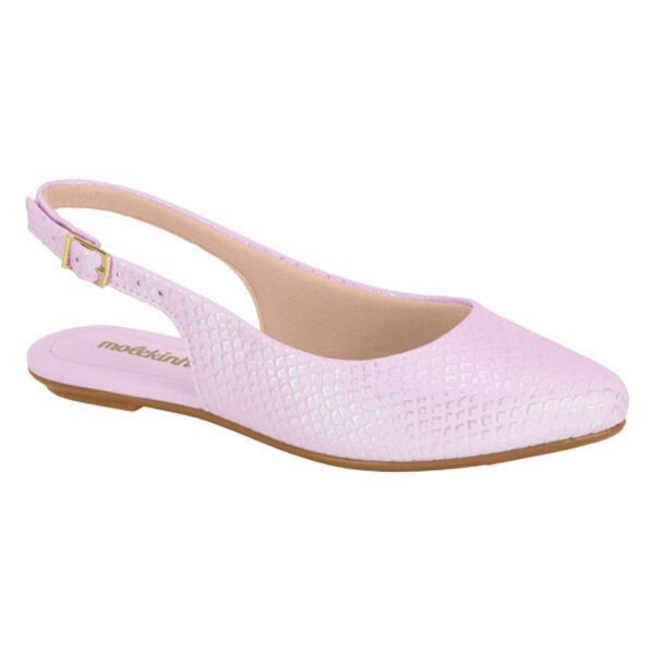 Zapato de niña Molekinha 2506-637 lila holográfico