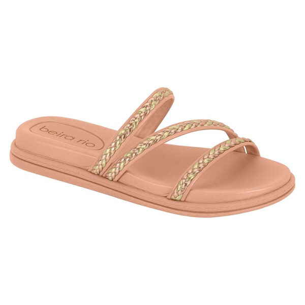 Sandalia Beira Rio 8488-108 nude-oro rosado-dorado