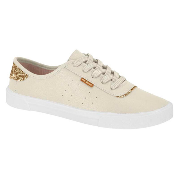 Zapato Moleca 5296-584 blanco off-dorado