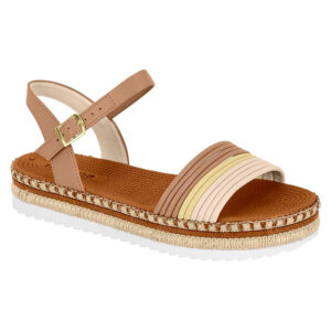 Sandalia Moleca 5447-523 nude-amarillo-crema