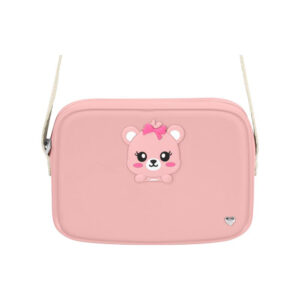 Cartera Molekinha 20019-8 rosa-blanco off