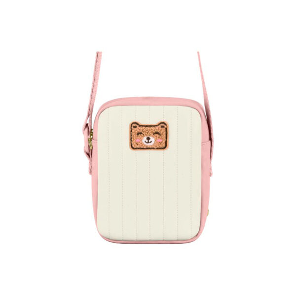 Cartera Molekinha 20066-1 blanco off-rosa
