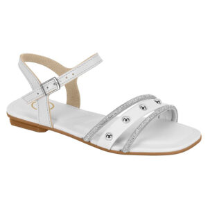 Sandalia Molekinha 2354-118 blanco-niquel