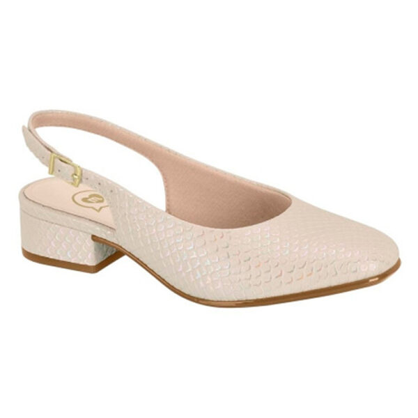 Zapato Molekinha 2585-100 blanco off holográfico