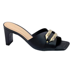 Sandalia de taco Floramor 7028A-20192 negro