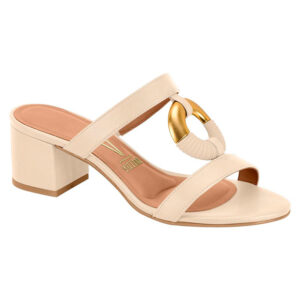Sandalia de taco Vizzano 6291-1195 crema