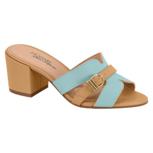 Sandalia de taco Modare 7109-483 celeste-tan