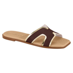 Sandalia Moleca 5558-101 dorado-chocolate