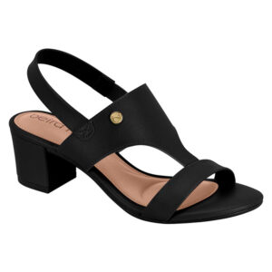 Sandalia de taco Beira Rio 8246-1211 negro