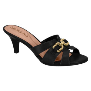 Sandalia de taco Beira Rio 8308-1439 negro