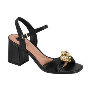 Sandalia de taco Beira Rio 8436-241 negro
