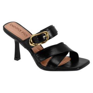 Sandalia de taco Beira Rio 8490-317 negro