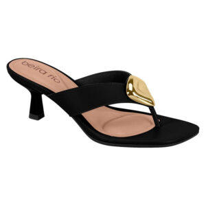 Sandalia de taco Beira Rio 8562-101 negro
