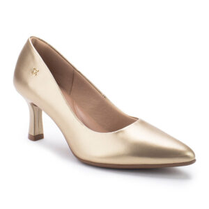 Zapato de taco Softli 10037-10221 dorado claro