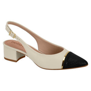 Zapato de taco Beira Rio 4182-237 blanco-negro