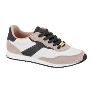 Zapato Moleca 5837-103 blanco-negro-gris