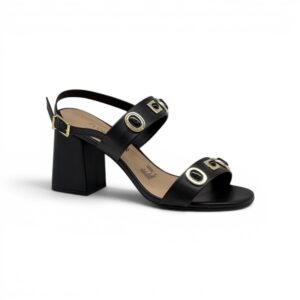Sandalia de taco Floramor 6376-20225 negro