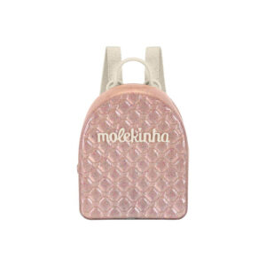 Mochila de niña Molekinha 20023-5 plata-oro degradado