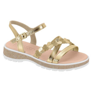 Sandalia de niña Molekinha 2361-217 dorado