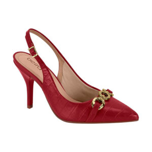 Zapato de taco Beira Rio 4122-1401 cereza