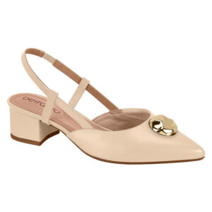 Zapato de taco Beira Rio 4182-233 crema