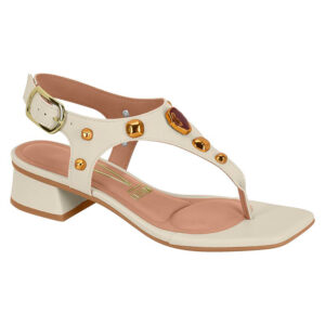 Sandalia de taco Vizzano 6454-142 blanco off