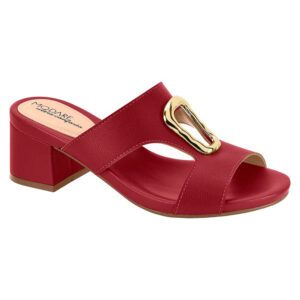 Sandalia de taco Modare 7187-117 cereza