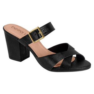 Sandalia de taco Beira Rio 8280-597 negro