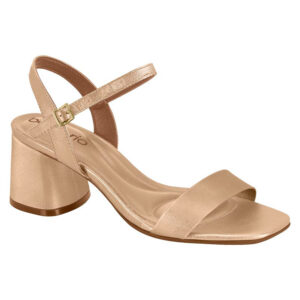 Sandalia de taco Beira Rio 8572-101 dorado
