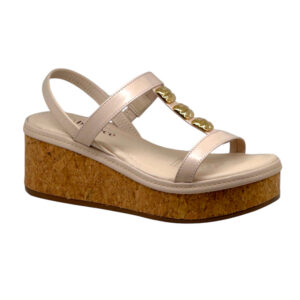 Sandalia de plataforma Bebece T4038-454 avena