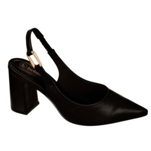 Zapato de taco destalonado Bebece T7011-244 negro