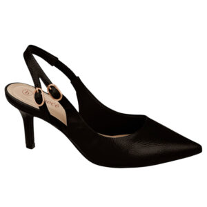 Zapato de taco destalonado Bebece T7029-156 negro