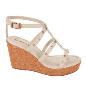 Sandalia de plataforma Bebece T9213-485 avena