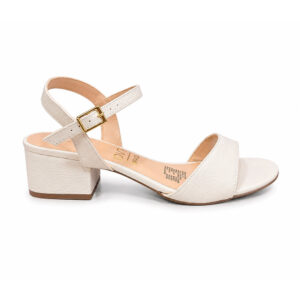 Sandalia de taco bajo DVT NMD2035 blanco off