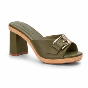 Sandalia de taco Tchocco 59601 oliva