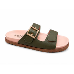 Sandalia baja Softli 10012-10494 verde musgo