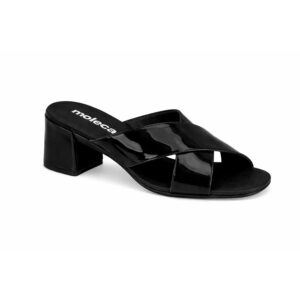 Sandalia de taco Moleca 5571-100 negro