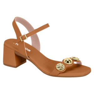 Sandalia de taco Moleca 5571-102 camel